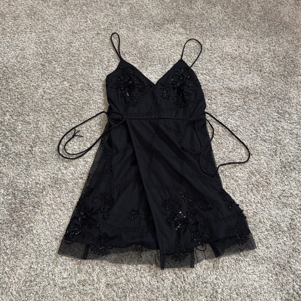 Raga beaded mini dress
